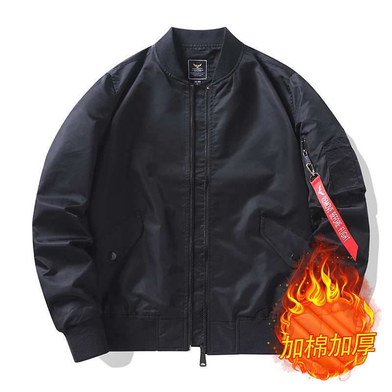 Men's bomber jacket in pilot style with water-repellent nylon shell and sleeve utility pocket Mune Fashion