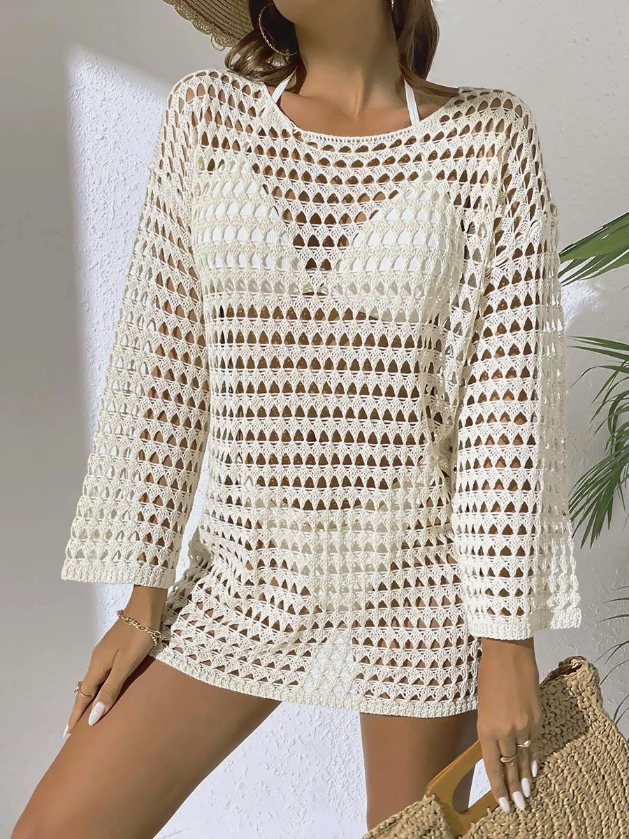 Ladies Crochet Beach Dress Mune Fashion 1779788163