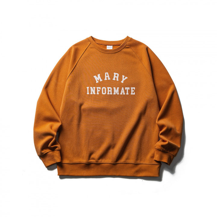 Unisex Oversize Sweatshirt in Collegiate Look with Round Neck and Raglan Sleeves Mune Fashion