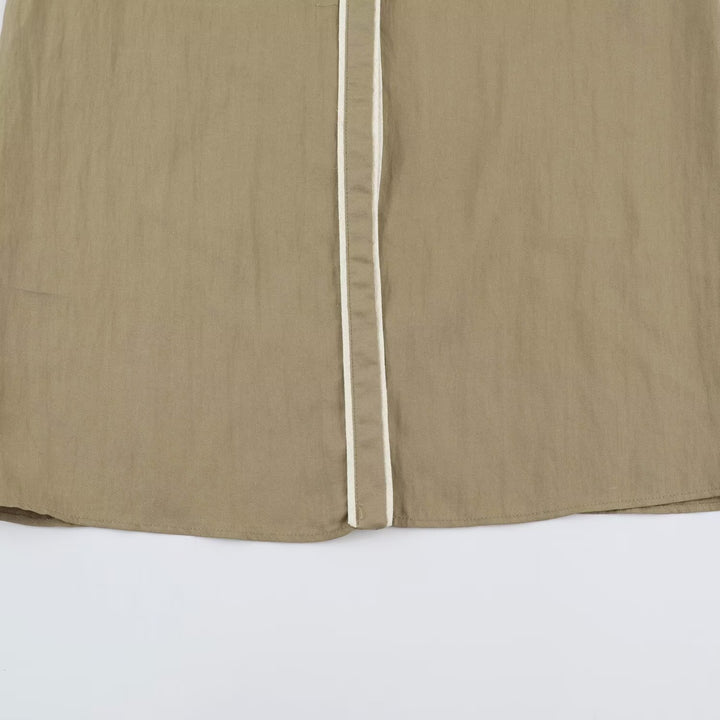 Women's shirt dress with contrast piping and waist belt Mune Fashion