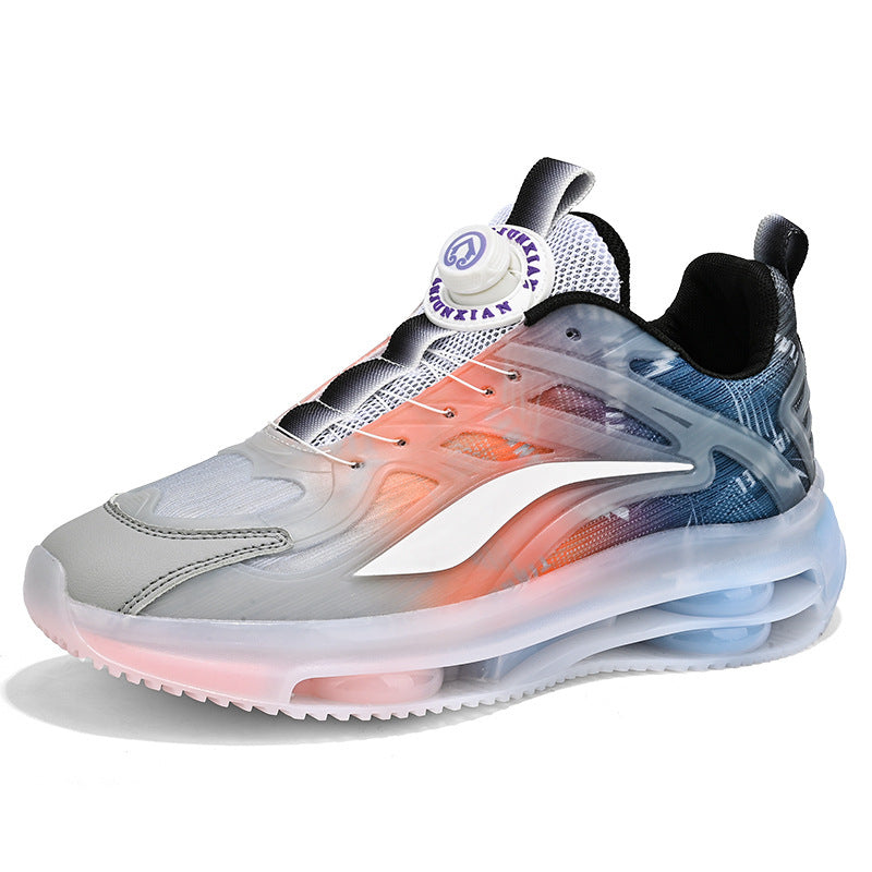 Unisex Transparent TPU Sneaker with visible air chamber and gradient mesh upper Mune Fashion