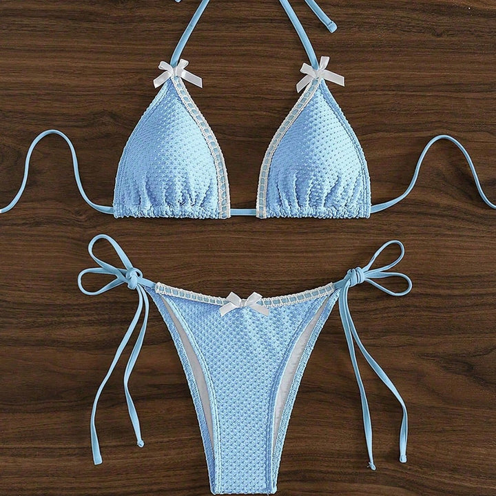 Women's Triangle Bikini Set Mune Fashion