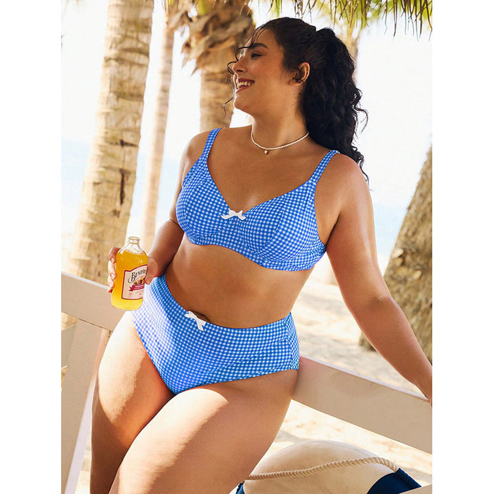 Women's High-Waisted Bikini with Padded Top Mune Fashion