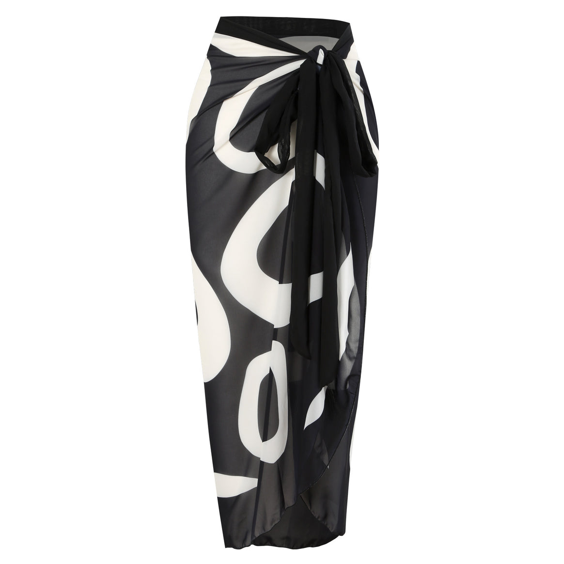Women's bikini set with asymmetrical top and elegant wrap skirt Mune Fashion
