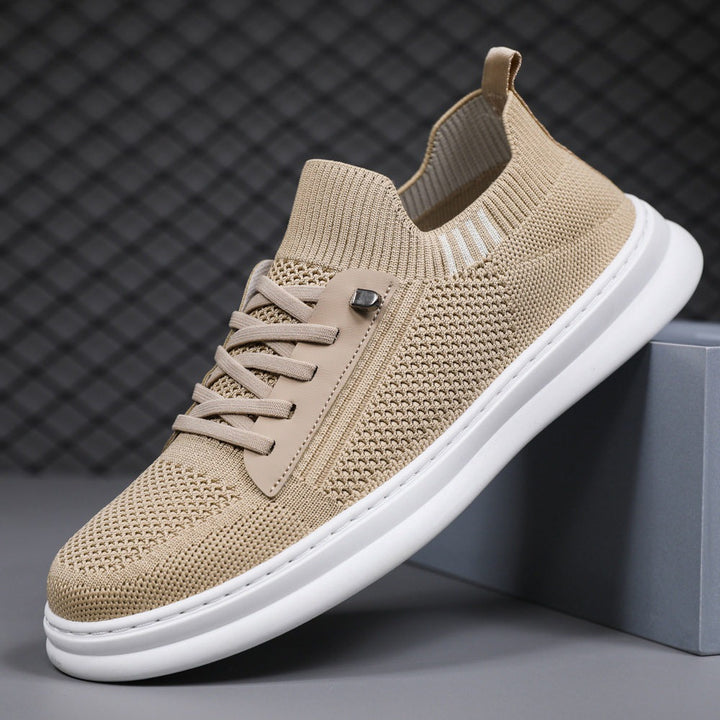 Men's Breathable Sneakers with Elastic Lacing System Mune Fashion