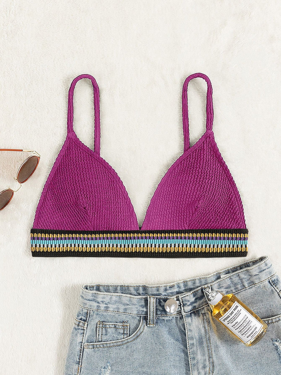 Ladies Triangle Bikini Top Mune Fashion