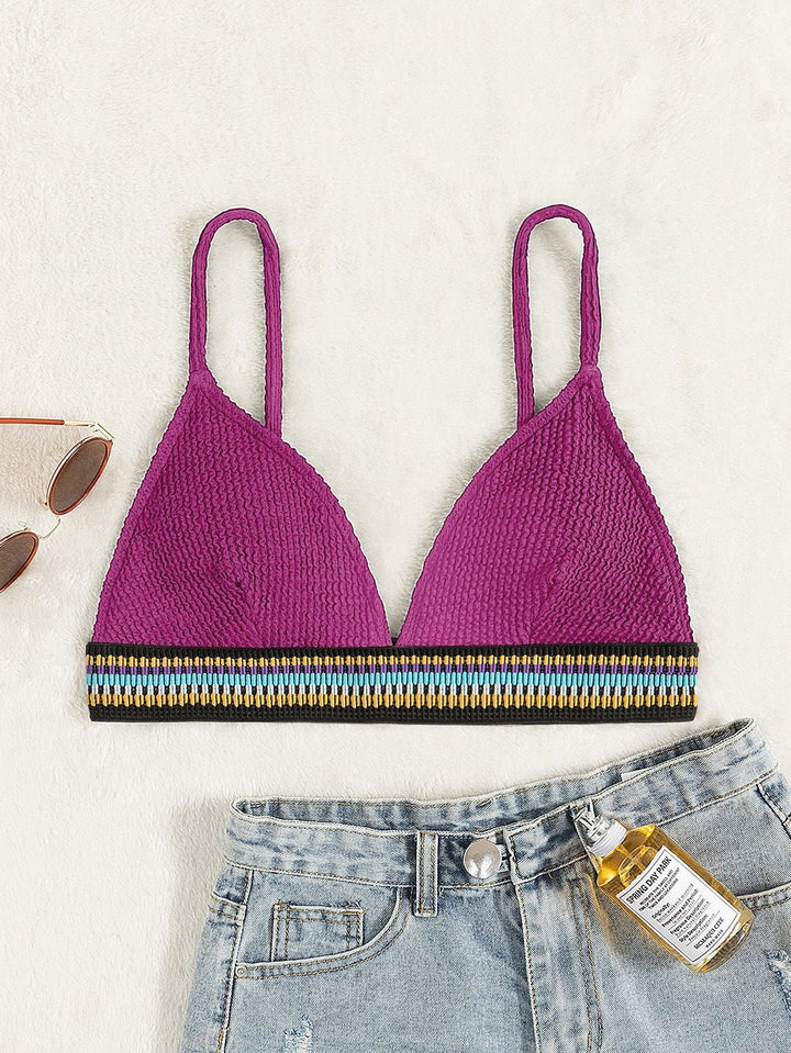 Ladies Triangle Bikini Top Mune Fashion