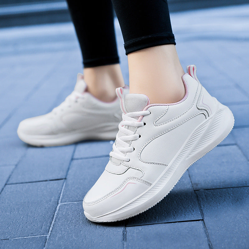 Unisex nan minimalist artificial leather sneakers with ergonomic EVA midsole and pull tab Mune Fashion