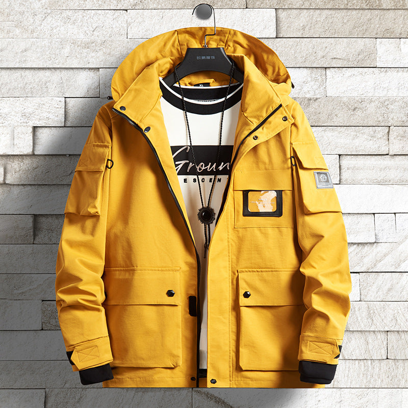 Men's Urban Tech Parka with hood, multifunctional pockets and thermal insulation Mune Fashion