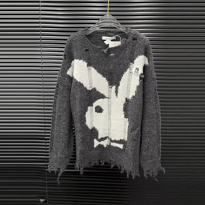 Women's Stylish Knit Sweater with Unique Design Mune Fashion