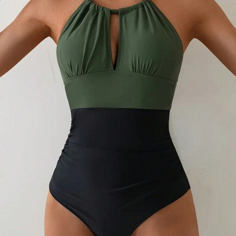 Women's one-piece swimsuit with adjustable straps and figure-flattering cut Mune Fashion