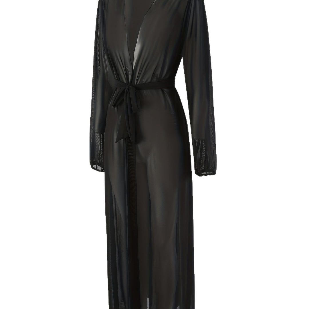 Women Transparent Maxi Dress Mune Fashion