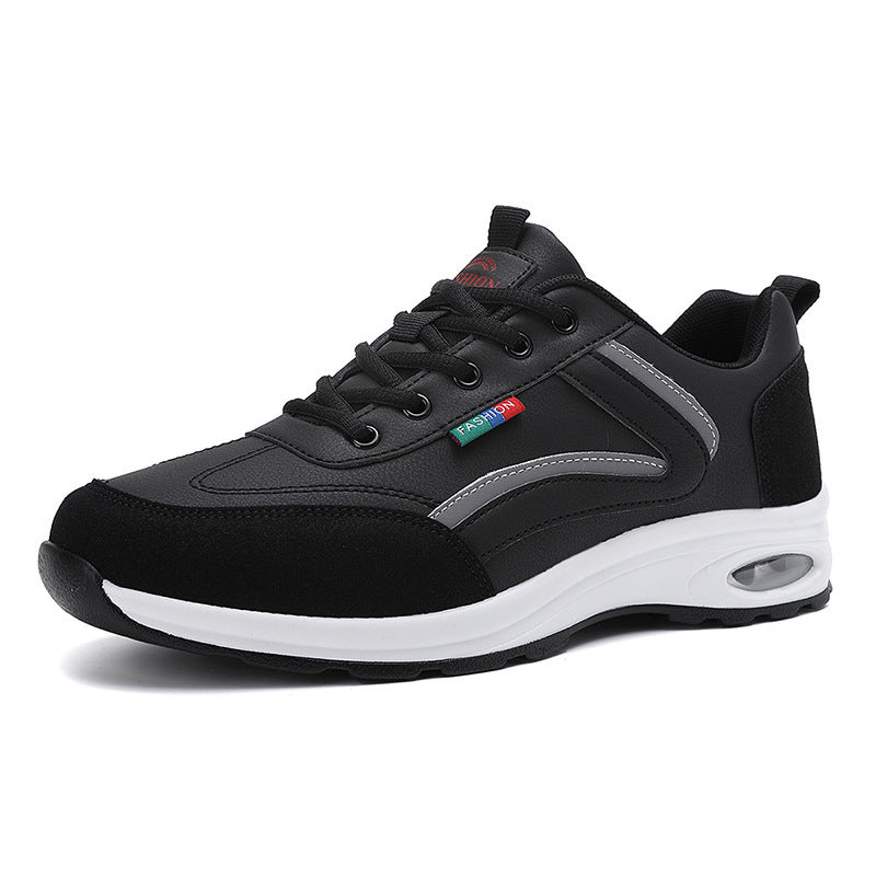 Men's urban sneaker with visible air cushion midsole, shock-absorbing cushioning foam sole and reflective accents Mune Fashion