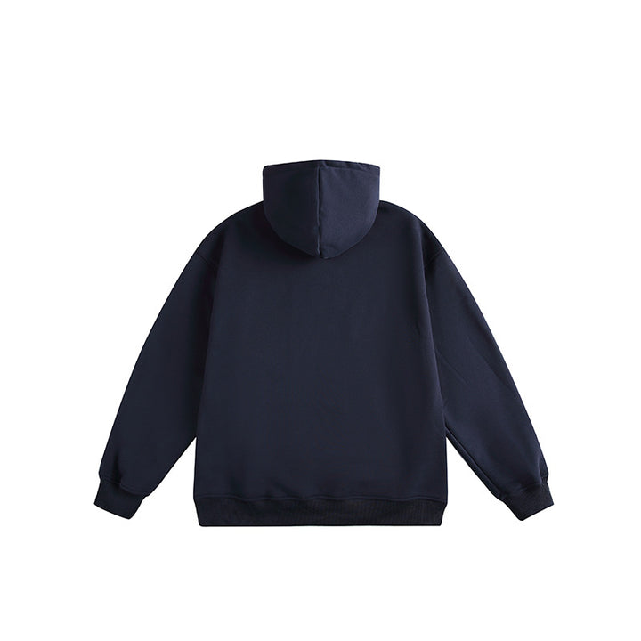 Unisex Oversize Hoodie with Vintage Logo Print and Kangaroo Pocket Mune Fashion