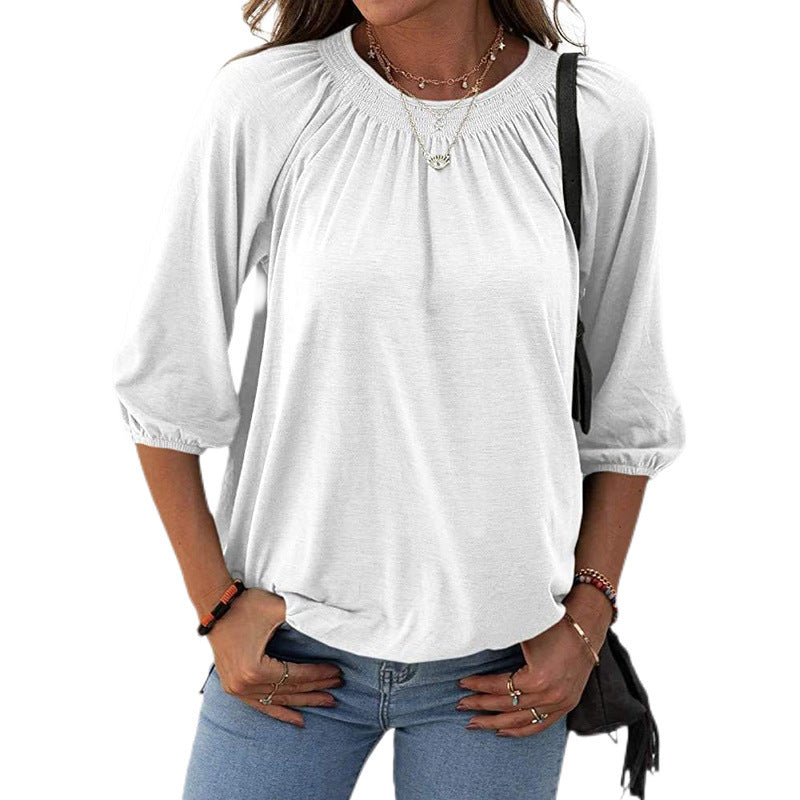 Women Casual and Stylish Top with Ruffles Mune Fashion