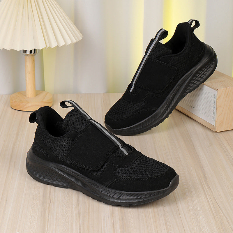 Men's Nan Urban Slip-On Sneaker with Velcro Front Closure, Elastic Pull System and Multi-Layer Cushioning Mune Fashion