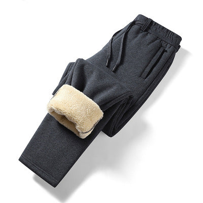 Men's thermo joggers with teddy lining, elastic waistband and zip pockets Mune Fashion