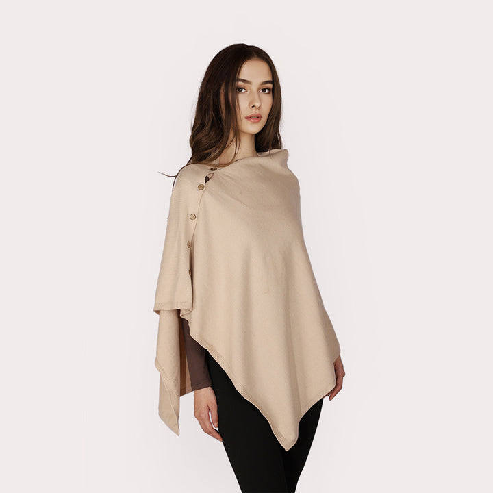 Women Oversize-Oriental Jacquard Cover-Up with Paisley Medallion and Decorative Stitch Mune Fashion