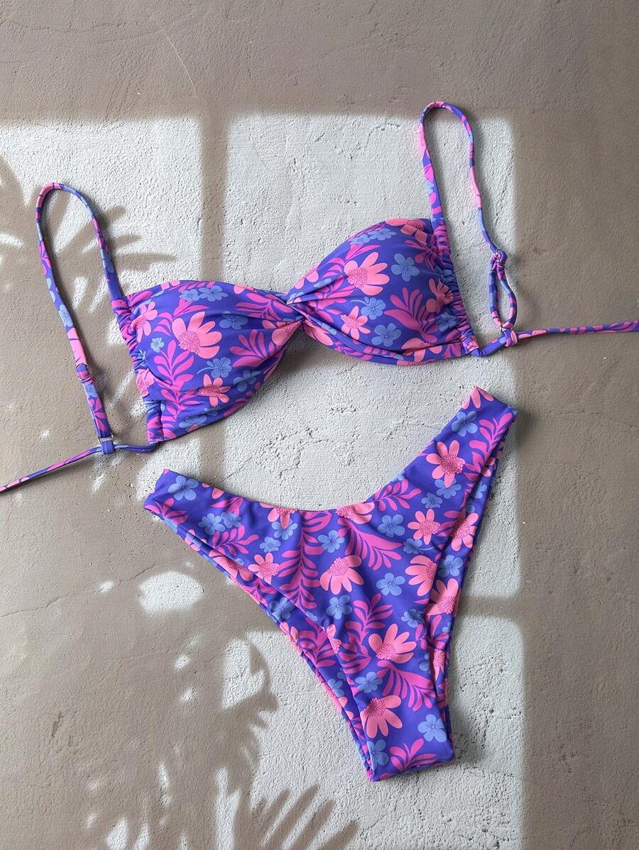 Women's Floral Bikini Set Mune Fashion