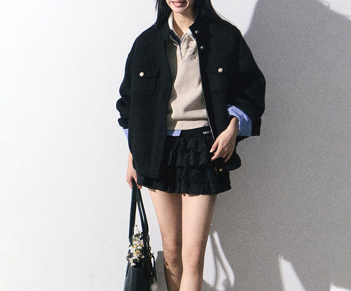 Women Stylish Bomber Jacket Mune Fashion