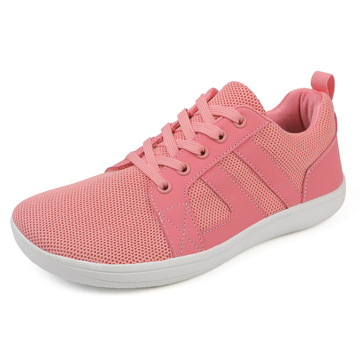 Unisex breathable knitted leisure sneakers with padded heel collar and flexible EVA sole Mune Fashion