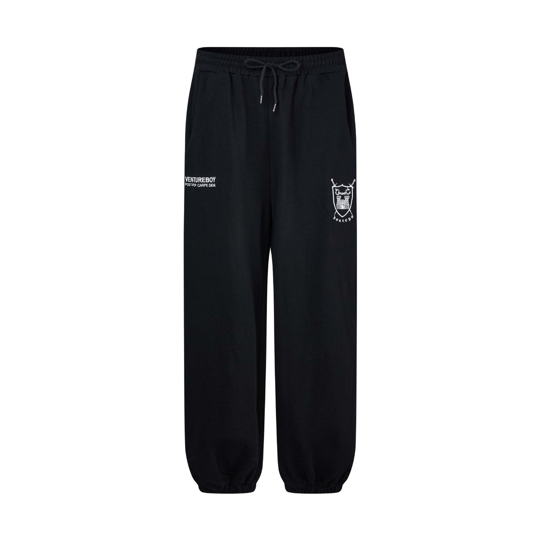 Women’s lounge jogging pants with elastic waistband, drawstring and gathered leg endings Mune Fashion