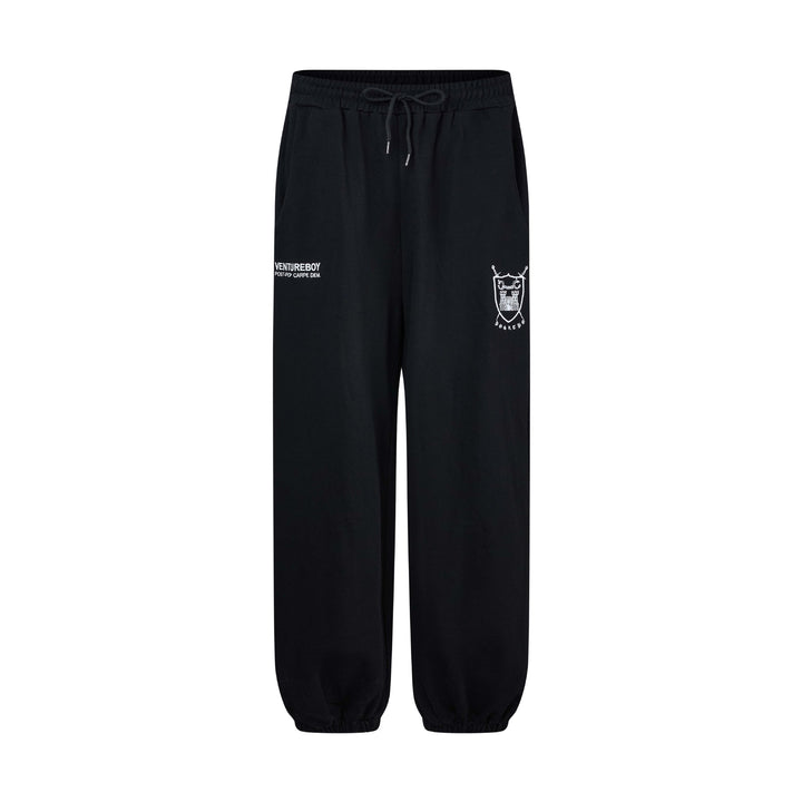 Women’s lounge jogging pants with elastic waistband, drawstring and gathered leg endings Mune Fashion