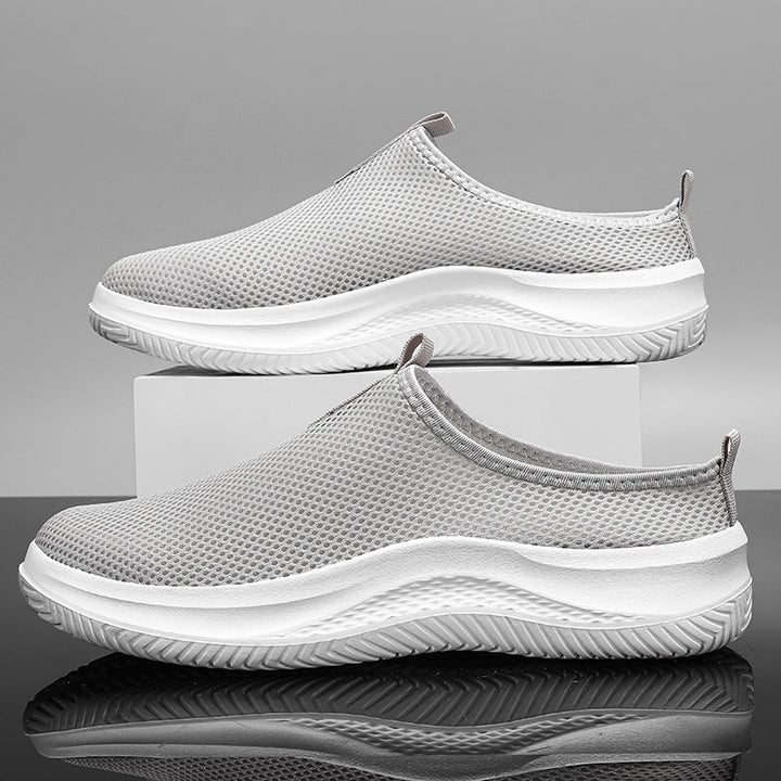 Unisex nan lighter mesh slip-on sneakers with breathable upper material, cushioning EVA midsole, and non-slip profiling sole Mune Fashion