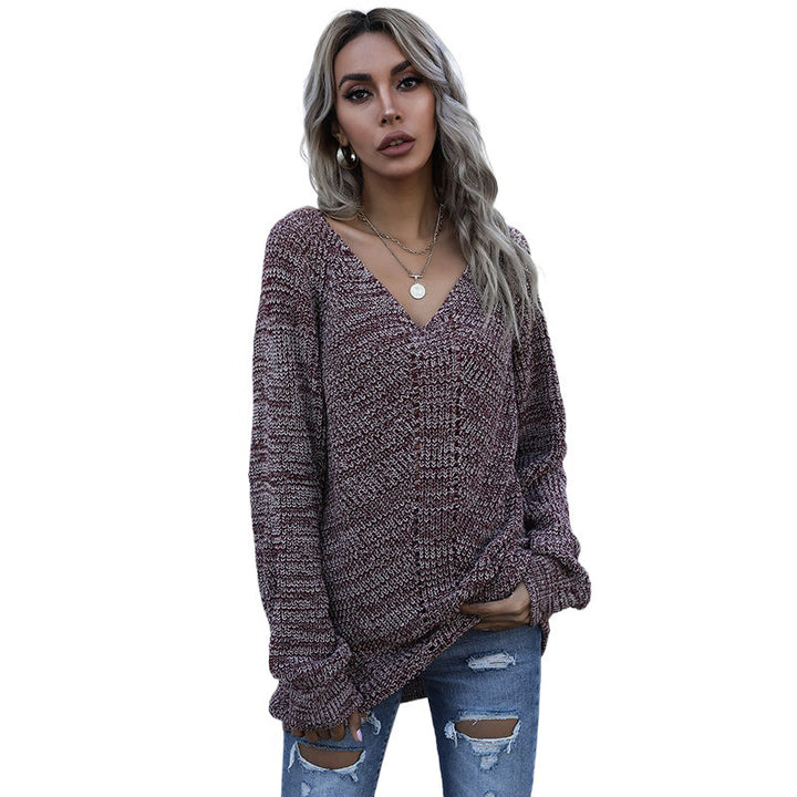 Women's Large Knit Sweater Mune Fashion