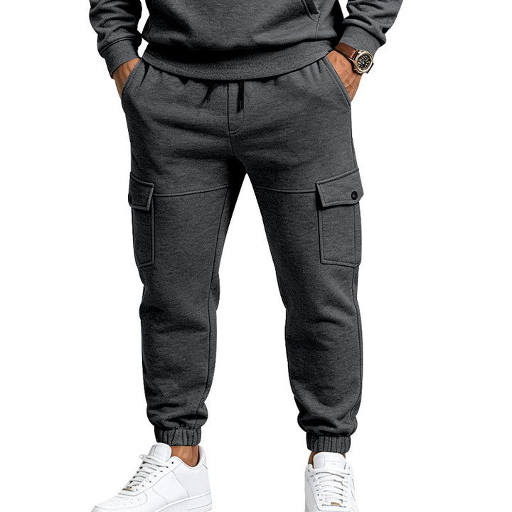 Men's cargo jogging pants with flap pockets and elastic waistband Mune Fashion