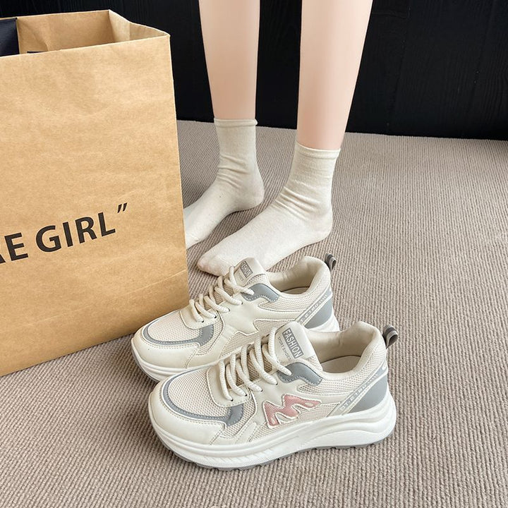 Women's Volume Sneakers in Retro Chunky Design with Breathable Mesh Mune Fashion