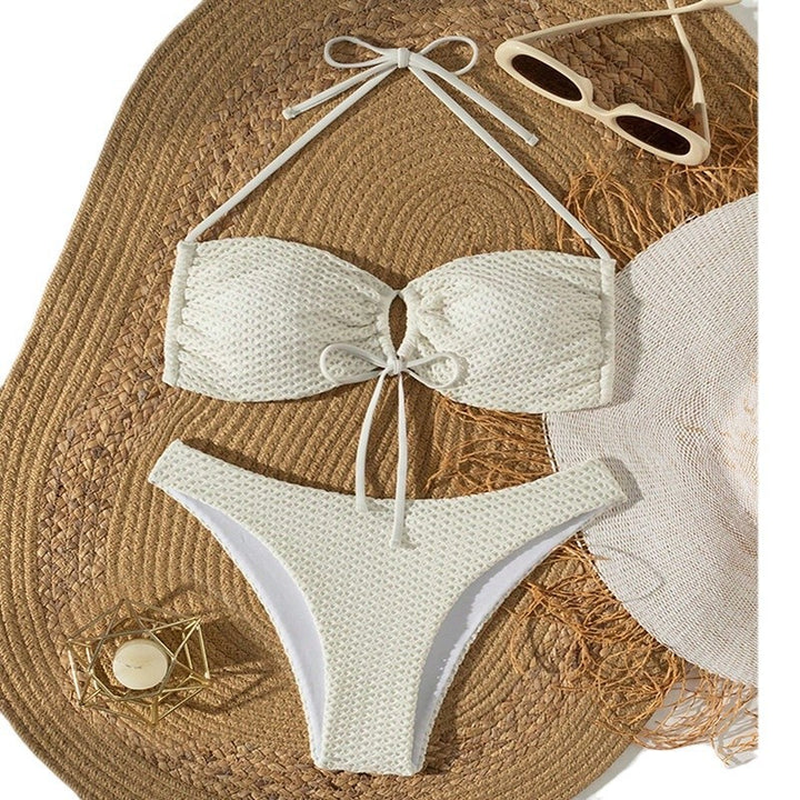 Women's bikini set with sophisticated knots and airy structure Mune Fashion
