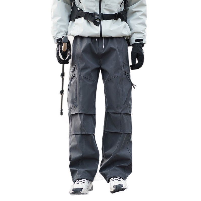 Men's Robust Water-Repellent Trekking Pants with Cargo Pockets Mune Fashion