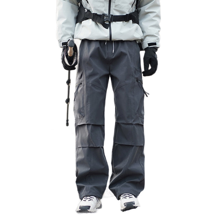 Men's Robust Water-Repellent Trekking Pants with Cargo Pockets Mune Fashion