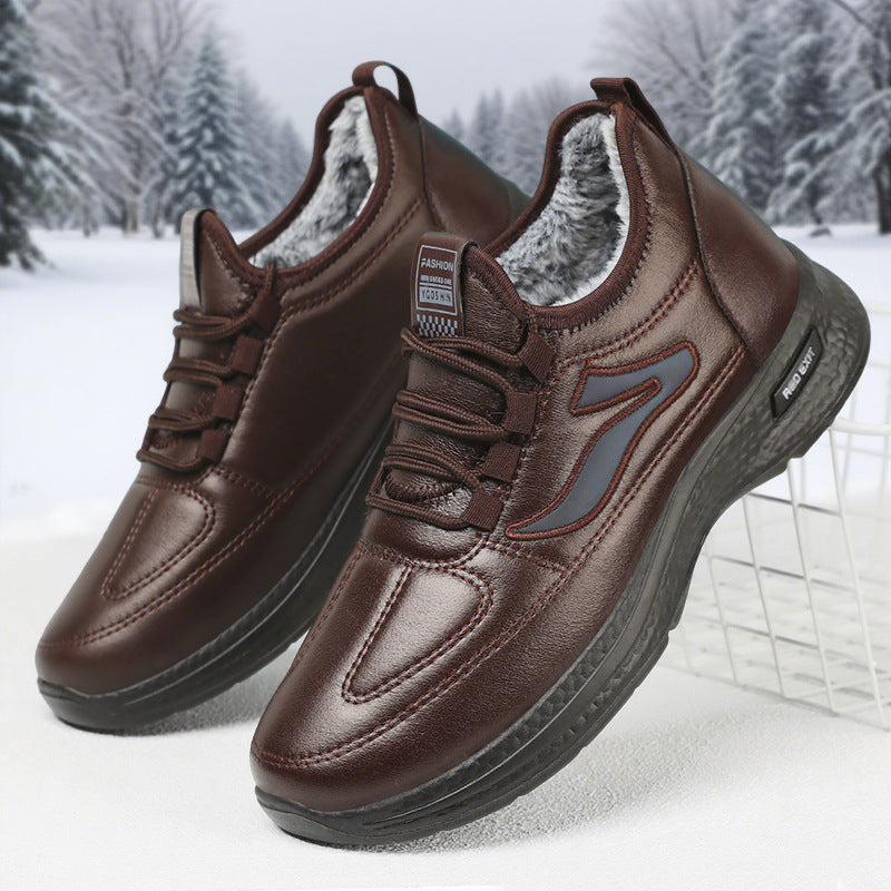 Women's Sporty Sheepskin Sneakers with Non-Slip Sole Mune Fashion