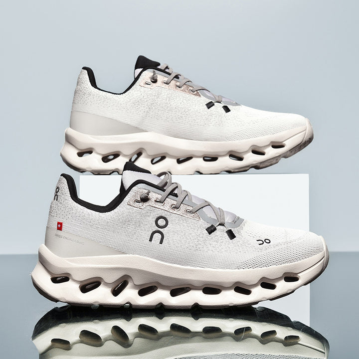 Unisex lightweight performance running shoes with hollow chamber midsole and seamless knit upper Mune Fashion