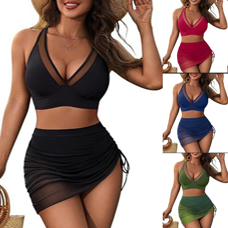 Women's bikini set with sophisticated cut-outs and trendy leopard print Mune Fashion