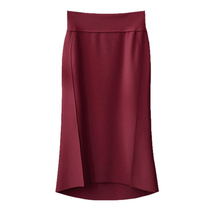 Women Elegant and figure-hugging Midi Skirt Mune Fashion