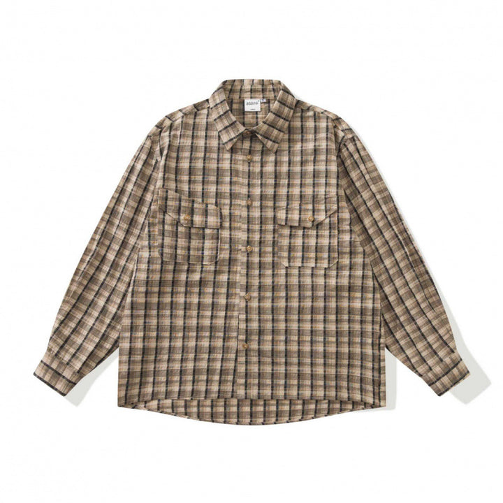 Unisex Boxy Overshirt made of cotton-linen blend with patch chest pockets Mune Fashion