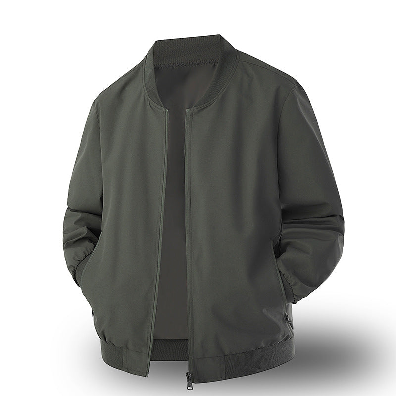 Men's Fashionable Bomber Jacket with Practical Pockets Mune Fashion