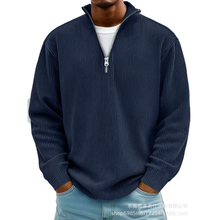 Men's Stylish Sweatshirt with Zipper Mune Fashion