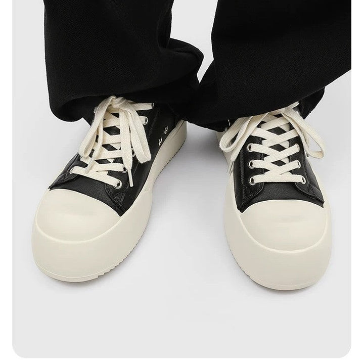 Women's High Sneakers with Trendy Platform Sole and Durable Upper Material Mune Fashion