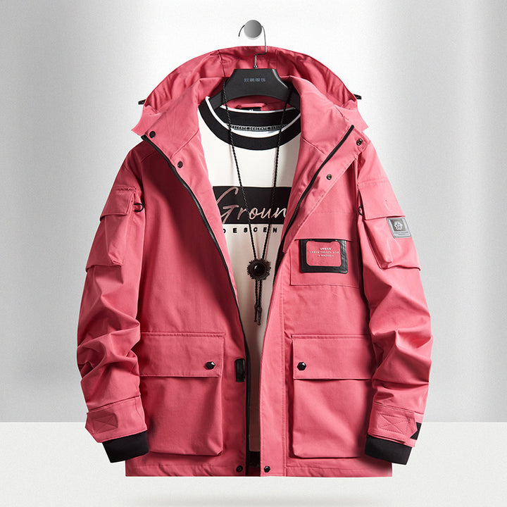 Men's Urban Tech Parka with hood, multifunctional pockets and thermal insulation Mune Fashion