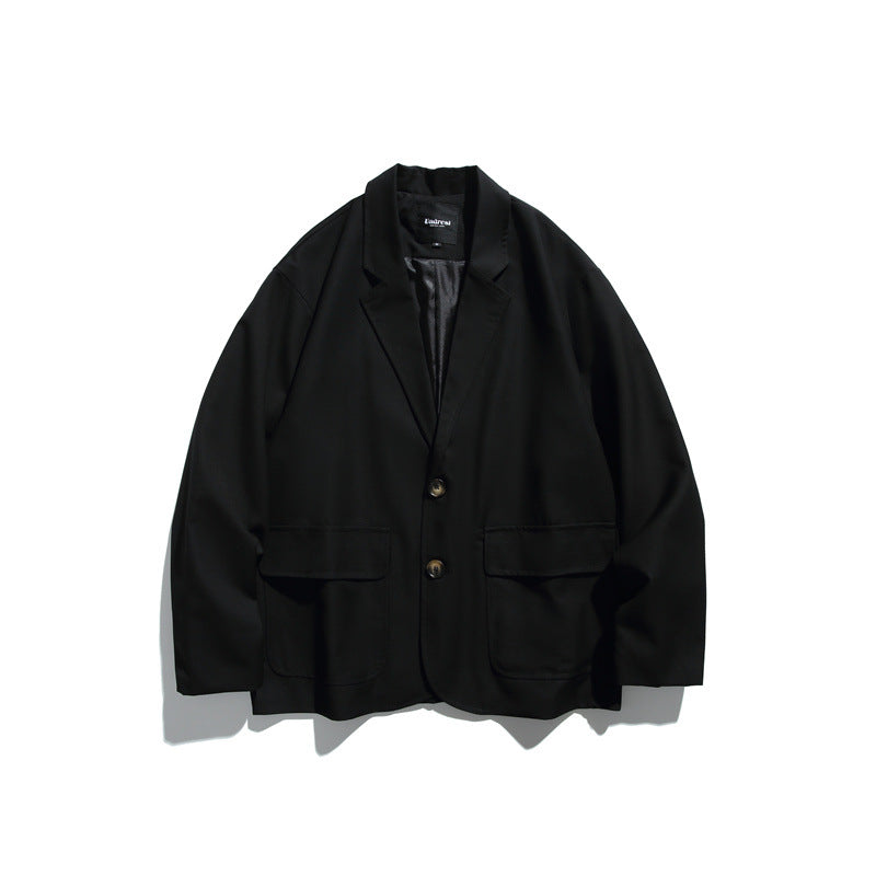 Men's Oversized Jacket made of draping twill with patch pockets Mune Fashion