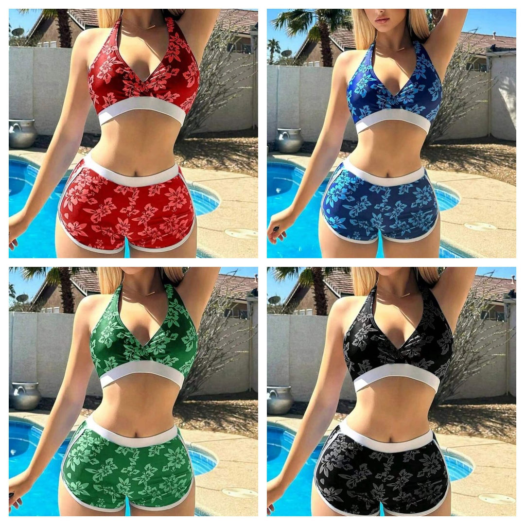 Women’s sporty bikini top and shorts set Mune Fashion