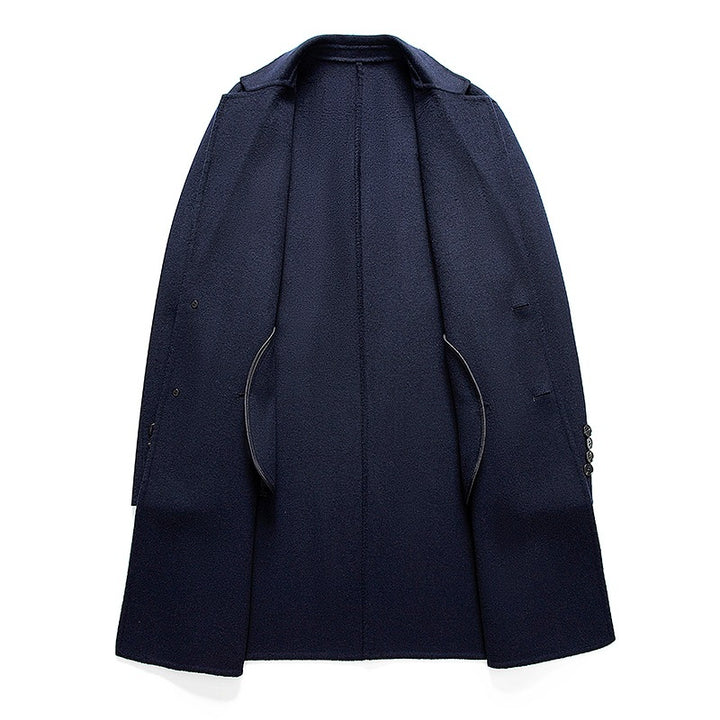 Women Modern Tailored Longer Overcoat Drune