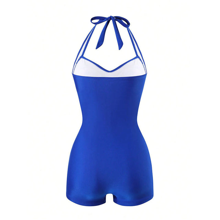 Women's one-piece swimsuit with elegant ruffle design Mune Fashion