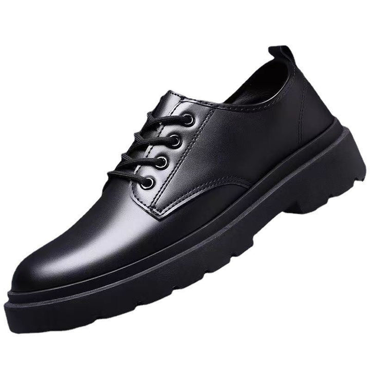 Men's Elegant Lace-up Shoes with Non-slip and Cushioning Sole Mune Fashion