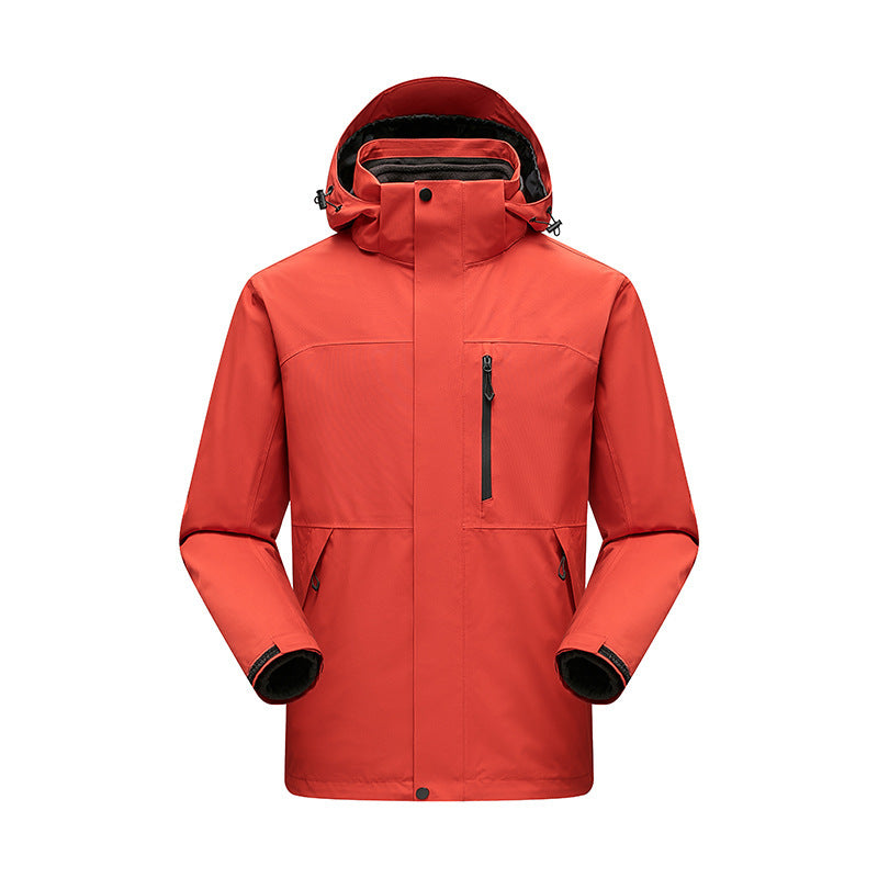 Men's Water-Repellent Winter Parka with Detachable Hood and Taped Seams Mune Fashion