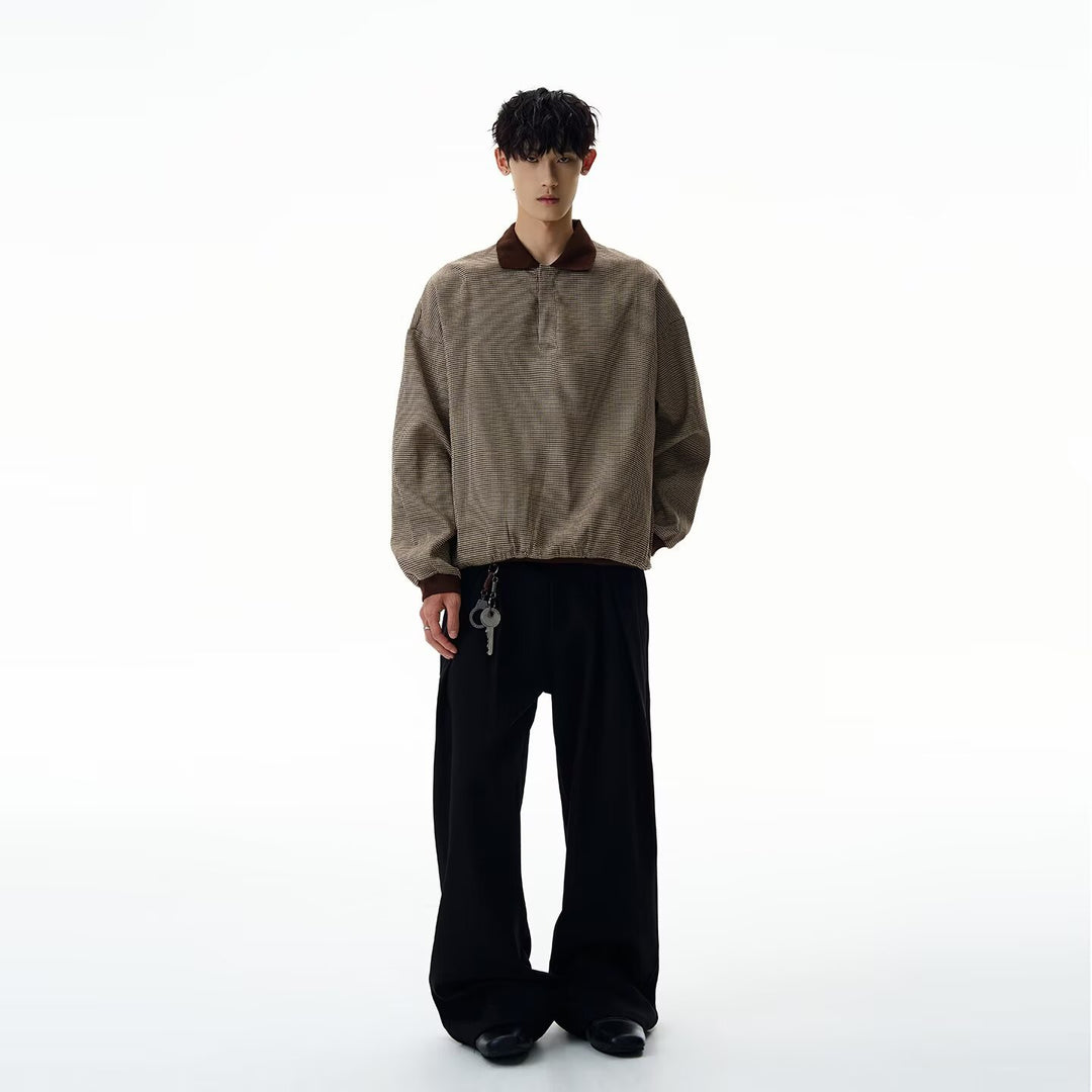 Men's Fashionable Sweater with Collar Mune Fashion